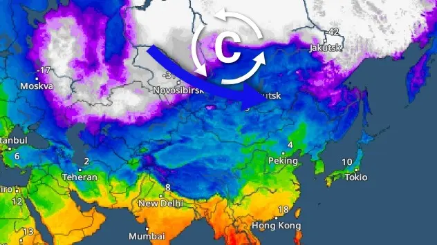 Ekstremna hladnoća na području Sibira ispod -60°C