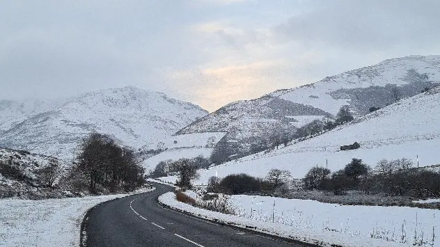 Snowy hills