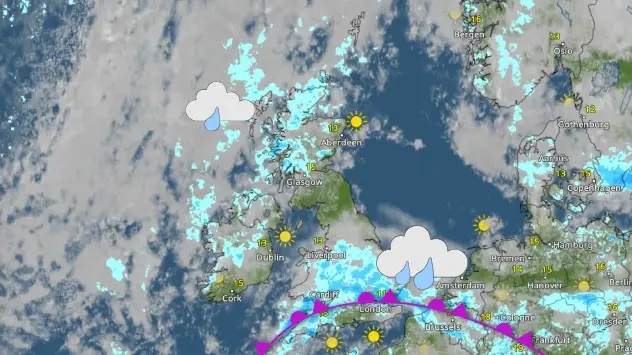 A fair amount of rain around today, check the WeatherRadar for the latest.