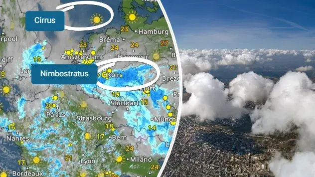 teaser cloud types on the weatherradar