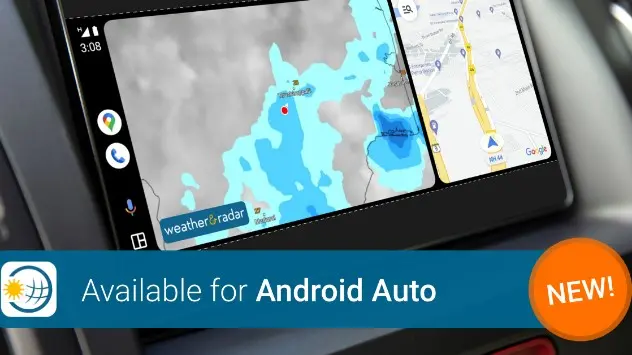 Weather & Radar now on Android Auto! 