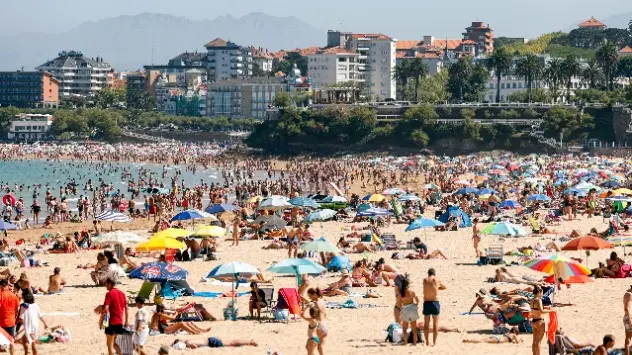 Heatwave in Santander, Spain from last summer, August 2023.