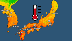 Sommer im Herbst: Hitzewelle in Japan