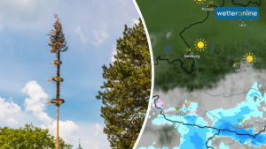 Das WetterRadar von WetterOnline zeigt Wolken, Regen, Schnee und Blitze. 