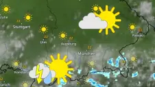 Wetter über Pfingsten in Südbayern und im südöstlichen Baden-Württemberg