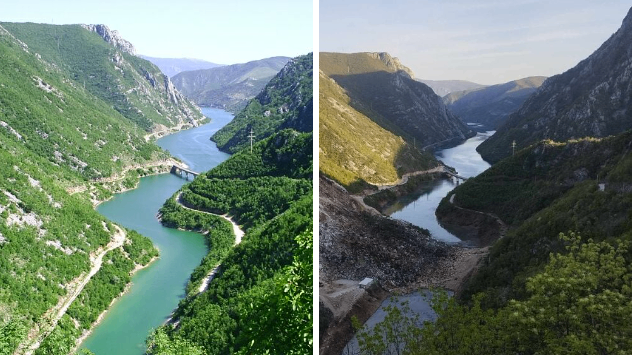 Odron „razdvojio“ rijeku u Hercegovini