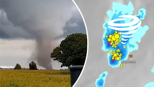 Tornado in Frankreich
