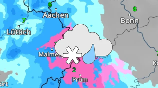 WetterRadar Schnee Eifel