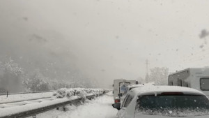 Schnee am Gotthard