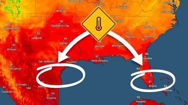 Heat building across the South