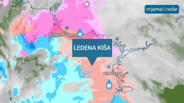 ledena kiša, vrijeme i radar