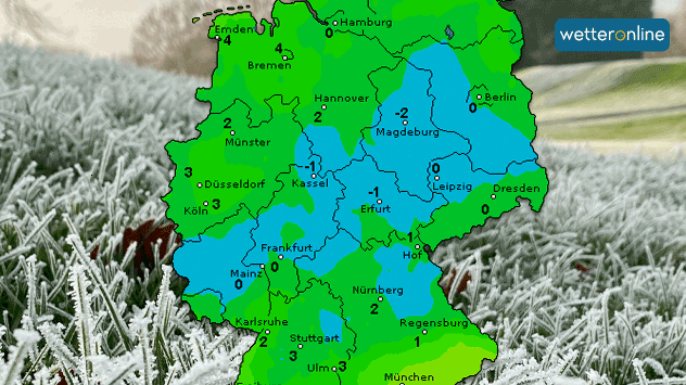 In den kommenden Nächten gibt es Bodenfrost.