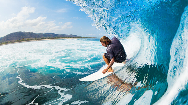 Surfer auf Maui
