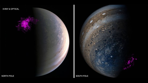 Polarlichter auf Jupiter haben gigantische Ausmaße und Intensitäten
