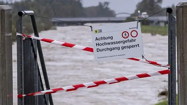 In den nächsten Tagen steigende Hochwassergefahr im Mittelland