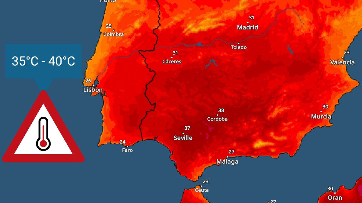 Approaching 40 c spanish heatwave nears record april high weather news