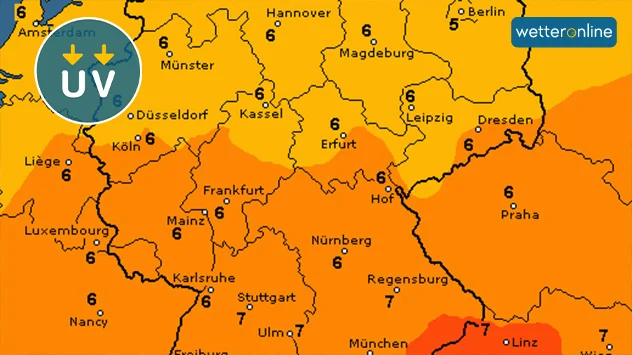 Eincremen nicht vergessen: Der UV-Index erreicht in den meisten Regionen Deutschlands mittlere bis hohe Werte. Damit ist Hautschutz erforderlich.  