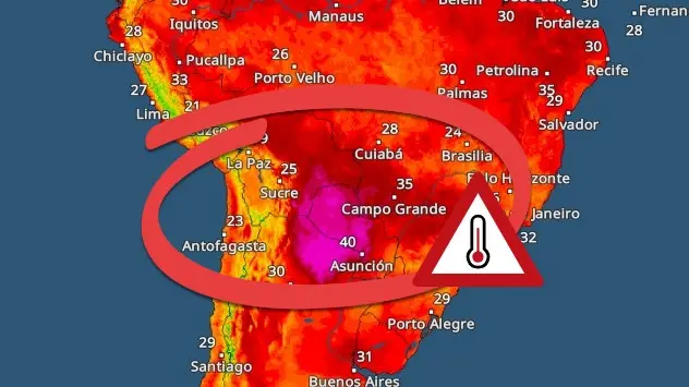 heatwave south America
