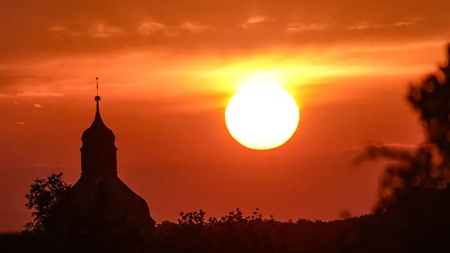 Sonnenaufgang im Unterharz