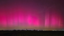 Aurora boreală, pe cerul României