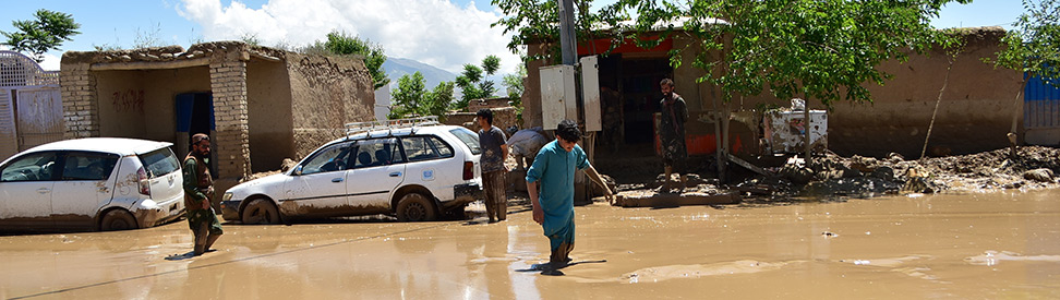 Überschwemmungen in Afghanistan (c) dpa