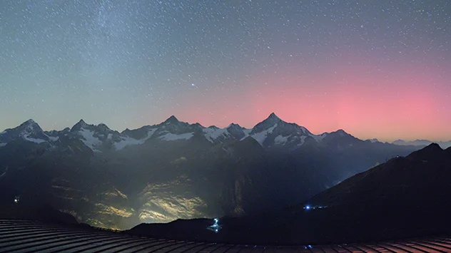 Polarlicht Alpen