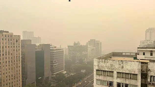 Smog in Neu-Delhi 