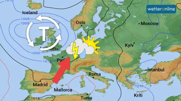 Wetterlage am Freitag