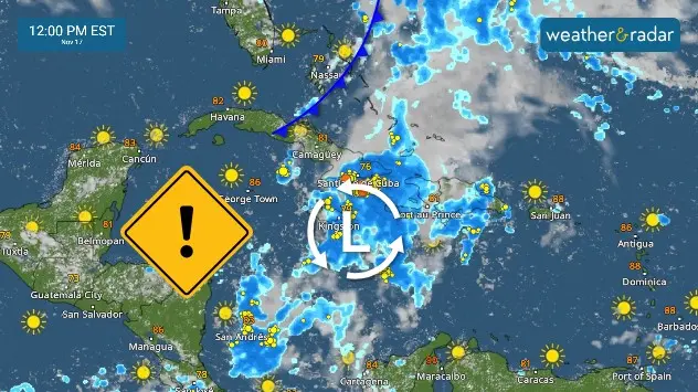 Caribbean low pressure will likely get pushed