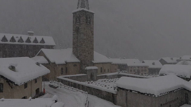 Schneemassen im Piemont