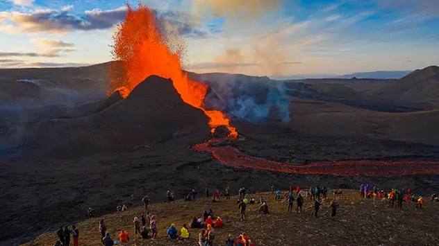 Eruption en Islande