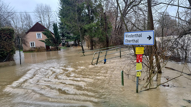 Überflutung in Oberösterreich