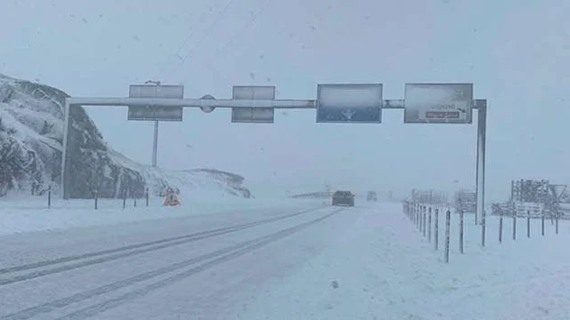 Gotthardpass Schnee