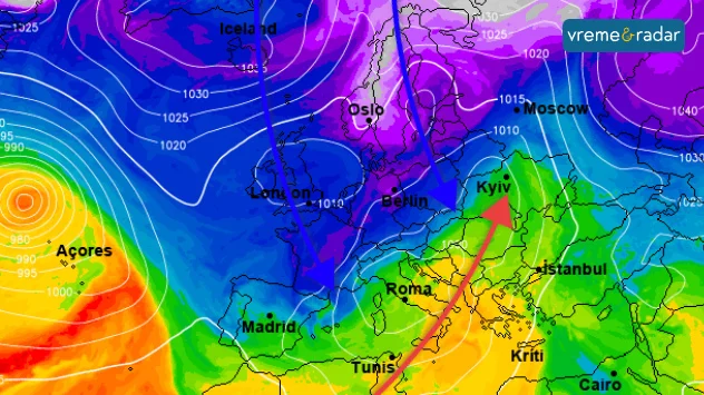 Zimski uslovi u Evropi