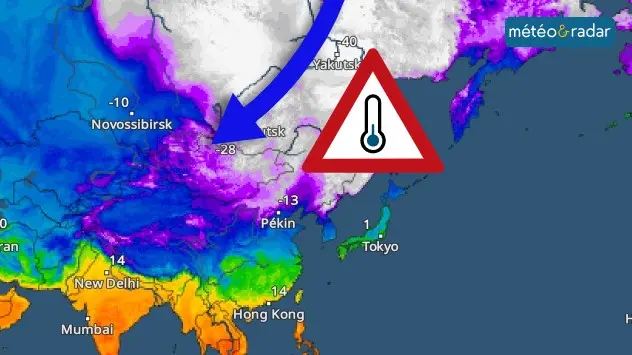 Vague de froid en Chine