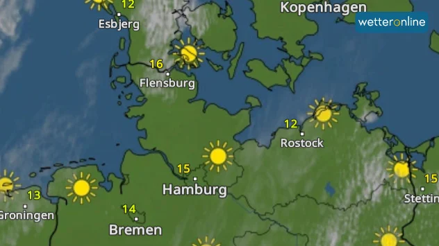 WetterRadar: Sonniges Wetter an den Küsten