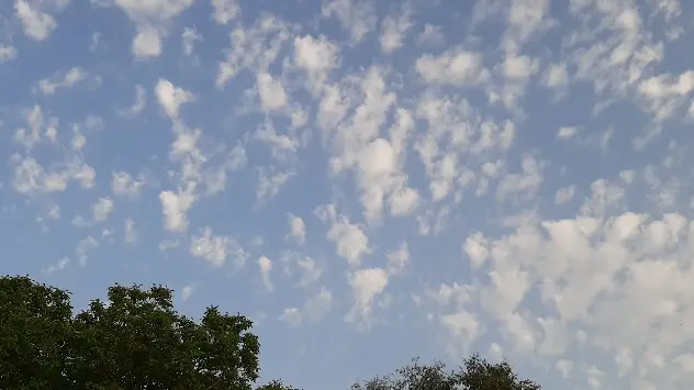 Altocumulus floccus clouds