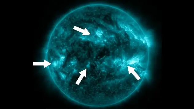 zonnevlam zon uitbarsting plasmawolk 