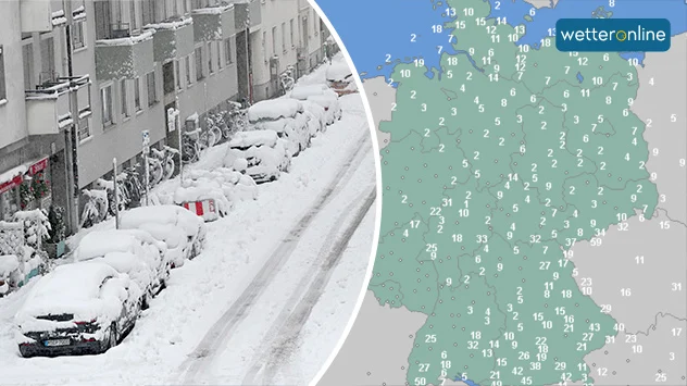 Anfang Dezember lag in vielen Regionen eine Schneedecke. Am 3. Dezember sorgte heftiger Schneefall für Chaos in München.
