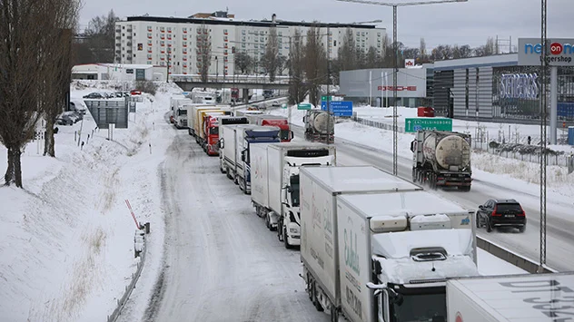 Verkehrschaos in Südschweden
