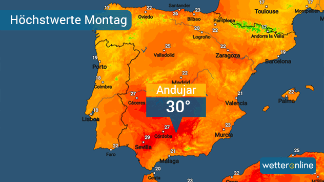 Andalusien Spätsommer Wärme