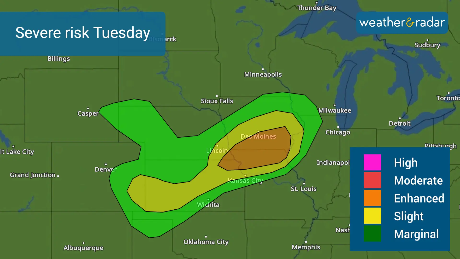Tuesday's severe risk