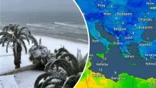 Wintereinbruch am Mittelmeer