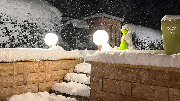 Reichlich Schnee im Westerwald