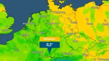 TemperaturRadar zeigt frische Frühtemperaturen am Samstag