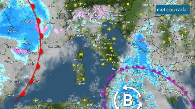 Il meteo in Italia: diverse perturbazioni raggiungeranno l'Italia fino ai  primi di marzo. - Notizie meteo