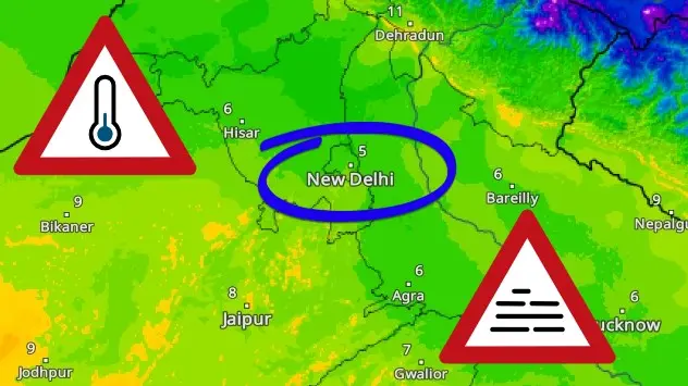 Delhi's cold wave is easing slightly, but the city remains in its grip for now.