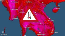 thailand weer hitte hittegolf warm 