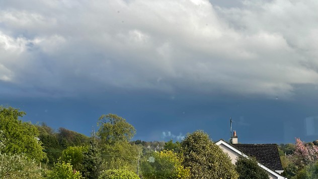 Passing storm system in Co. Cavan, Ireland