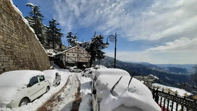 Snow in Shimla 